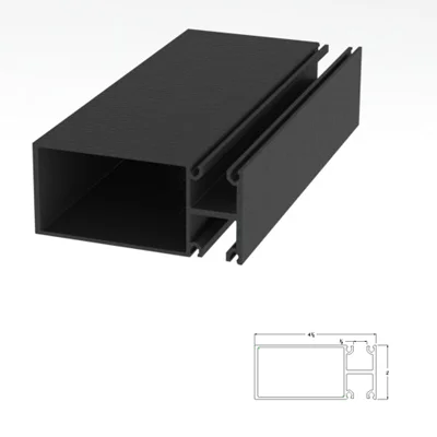 201BRVM - 2 X 4.5 Vertical Mullion