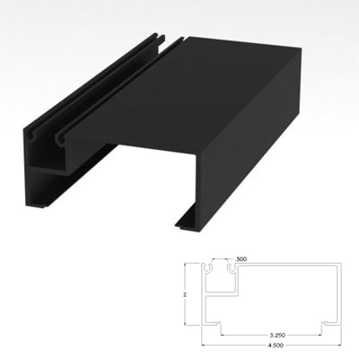 201BRWJ - 2 X 4.5 Wall Jamb