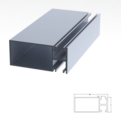 201CLVM - 2 X 4.5 Vertical Mullion