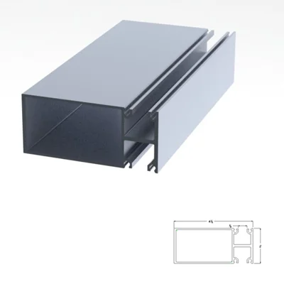 201CLVM - 2 X 4.5 Vertical Mullion