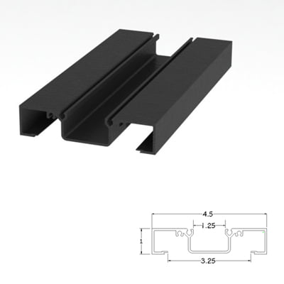 250BRHWJ - 1 X 4.5 Wall Jamb