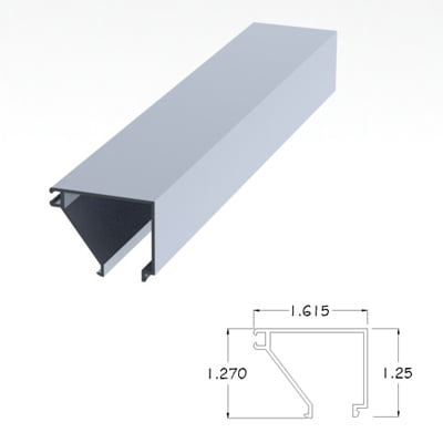 250CLGS - 2 X 4.5 Glass Stop