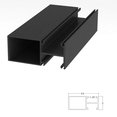 251BRVM - 2 X 4.5 Vertical Mullion