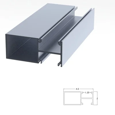 251CLVM - 2 X 4.5 Vertical Mullion