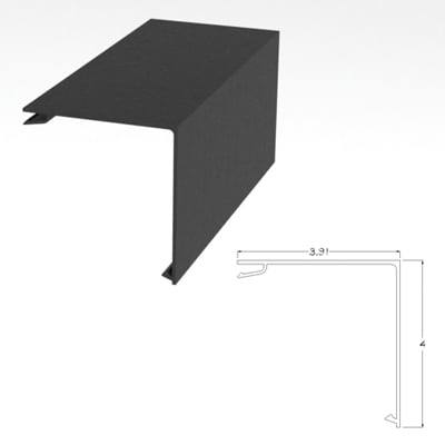 400BRFCP - 4 X 4 Flat Post