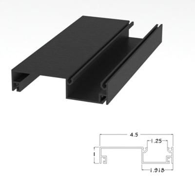 401BRHWJ - 7/8 Wall Jamb / Custom Corner