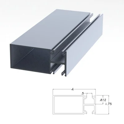 401CLVM - 1.75 X 4 Vertical Mullion