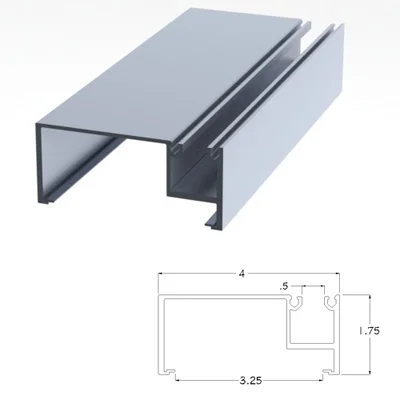 401CLWJ - 1.75 X 4 Wall Jamb