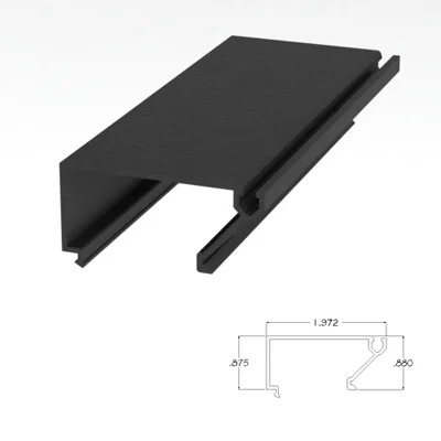 450BRGS - 1.75 X 4.5 Glass Stop