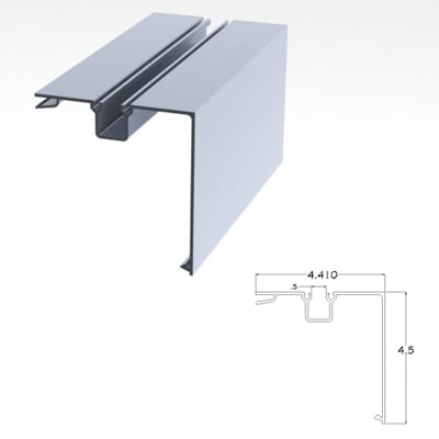 450CLSCP - 4.5 X 4.5 Single Pocket Corner Post