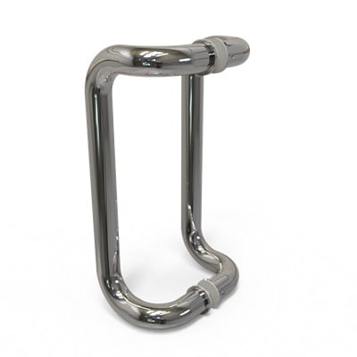 Offset Pull Handle Polished Stainless Steel