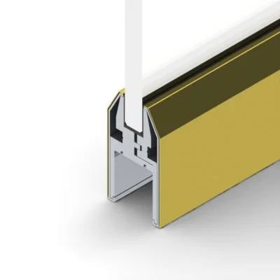 PL175DSPB - PL-175 Dry-Set Polish Brass Rail