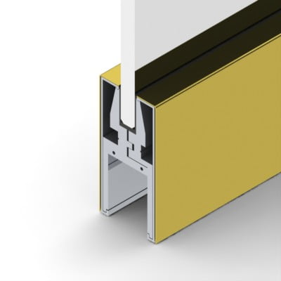 PL350DSPB - PL-350 Dry-Set Door Rails