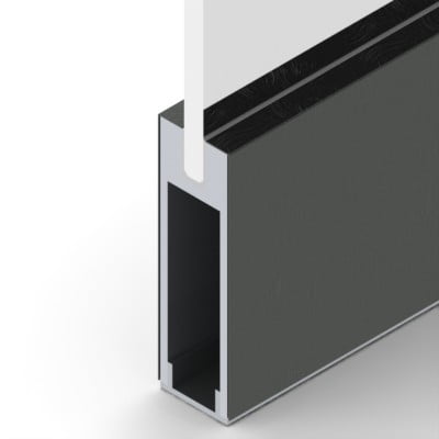 PL600DB - PL-600 Dark Bronze Anodize Aluminum Rail