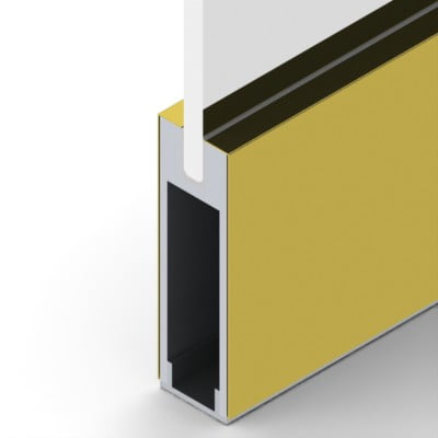 PL600PB - PL-600 Polish Brass Rail